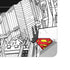 DC Comics Superman Super Speed Flying Over City Surface Laptop Studio Skin